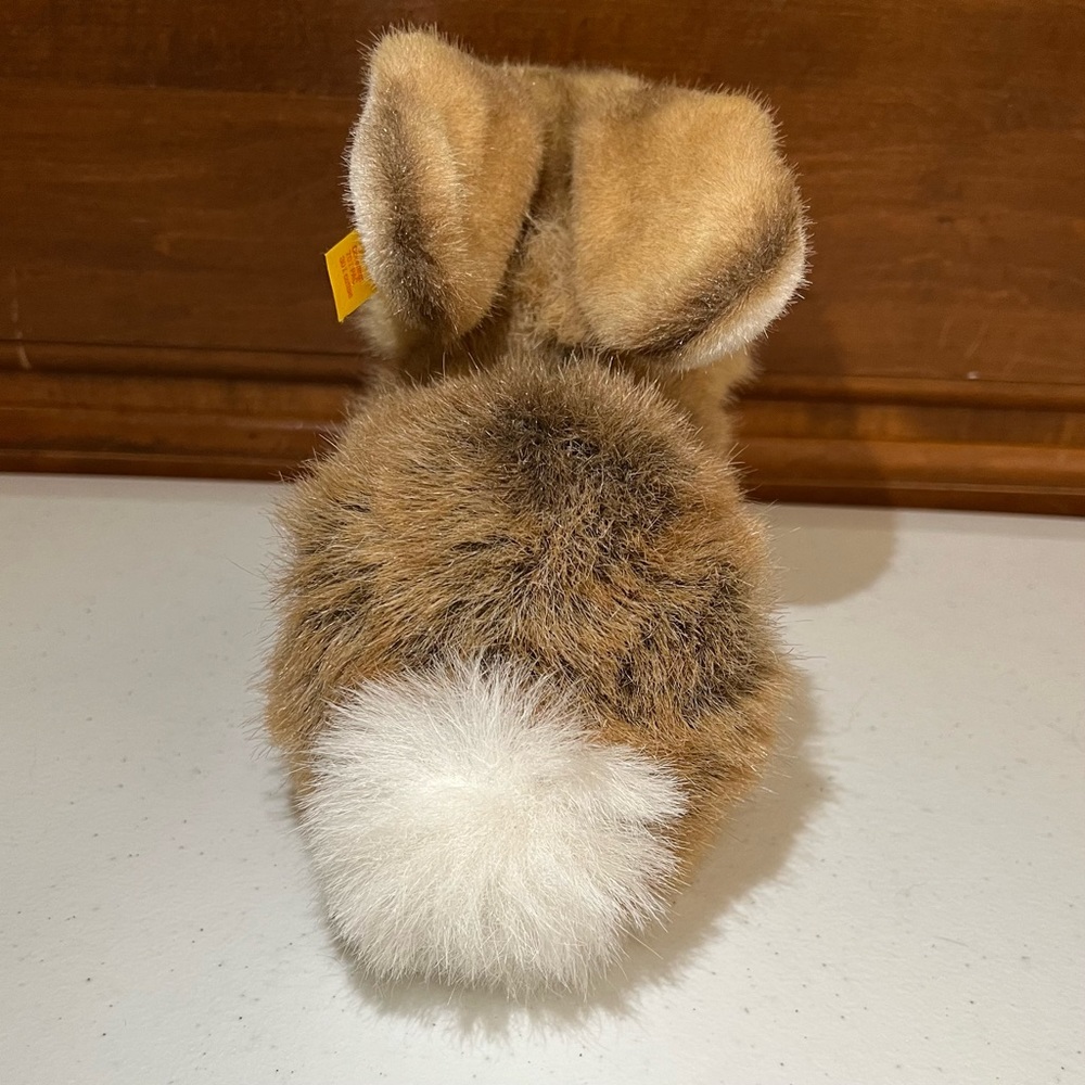 Steiff Poppel Rabbit Hare | Crouching - Picture 6 of 13